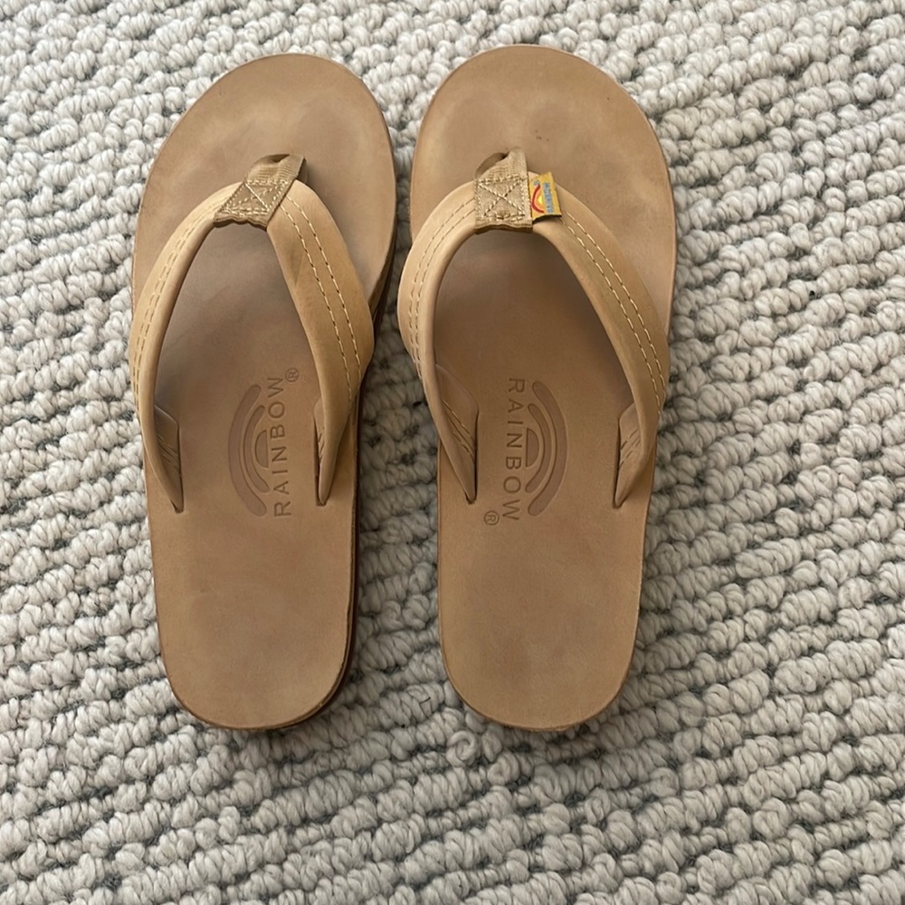 Brand New Rainbow flip flops